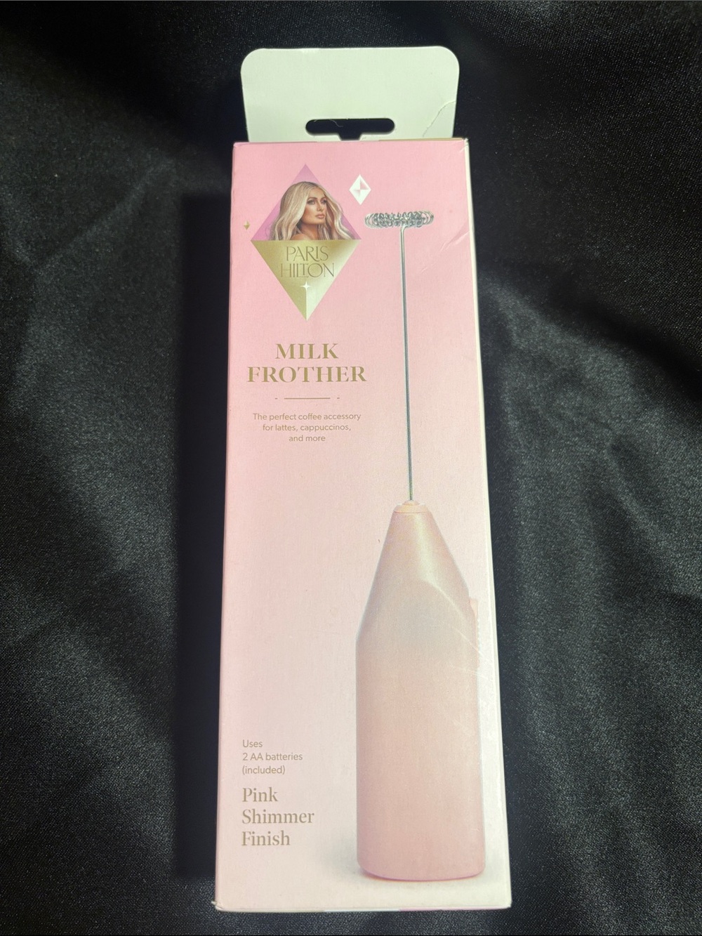 Paris Hilton Pink Milk Frother - Pink Shimmer